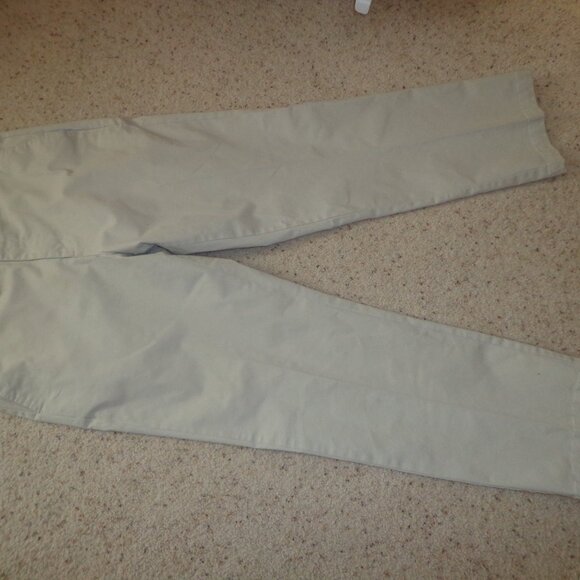 New Croft & Barrow Classic Fit Men's Pants 36X32 Light Khaki Tan Zip/Button - Picture 11 of 11